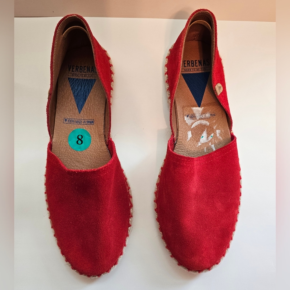 Verbenas Carmen Espadrilles Red Women's 8